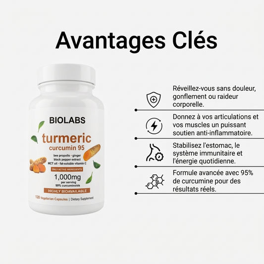Biolabs – Curcumine de Curcuma 1000 mg